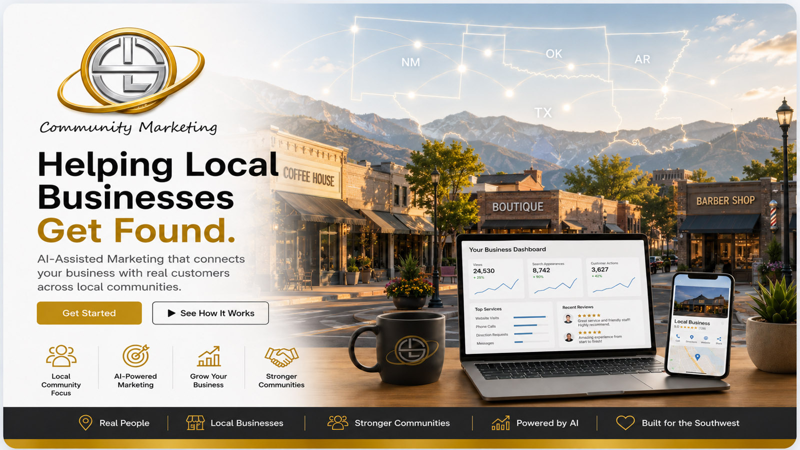 Iowa Louisiana customers finding local businesses, deals, coupons, services, and community updates